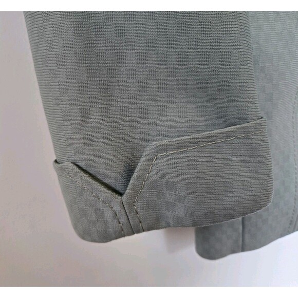 Vintage Blazer Mens 42 Hal Martin Green Gold Metal Buttons Sport Coat Jacket 70s - Picture 5 of 11